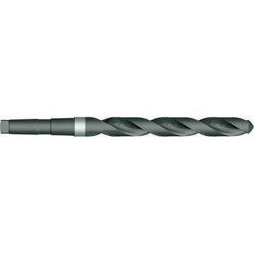 HSS long spiral drill bit with morse cone shank DIN 341N steam-tempered 6xD type A350